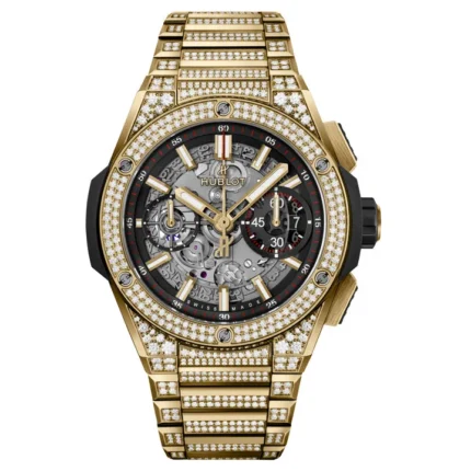 Hublot Big Bang Platinum Diamond Pave 42mm - 451.VX.1130.VX.3704 Watch - Dubai Elegance