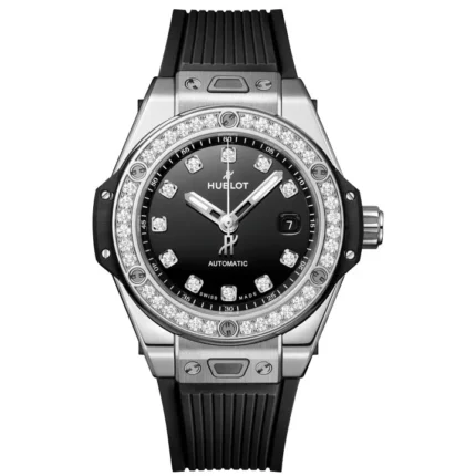 Hublot Big Bang Platinum Diamonds 33mm - 485.SX.1270.RX.1204 Watch - Dubai Elegance
