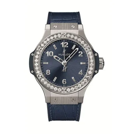 Hublot Big Bang Steel Blue Platinum Diamonds - 361.SX.7170.LR.1204 Watch - Dubai Elegance