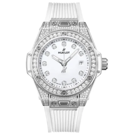 Hublot Big Bang Steel Pave 33mm - 485.SE.2210.RW.1604 Watch - Dubai Elegance