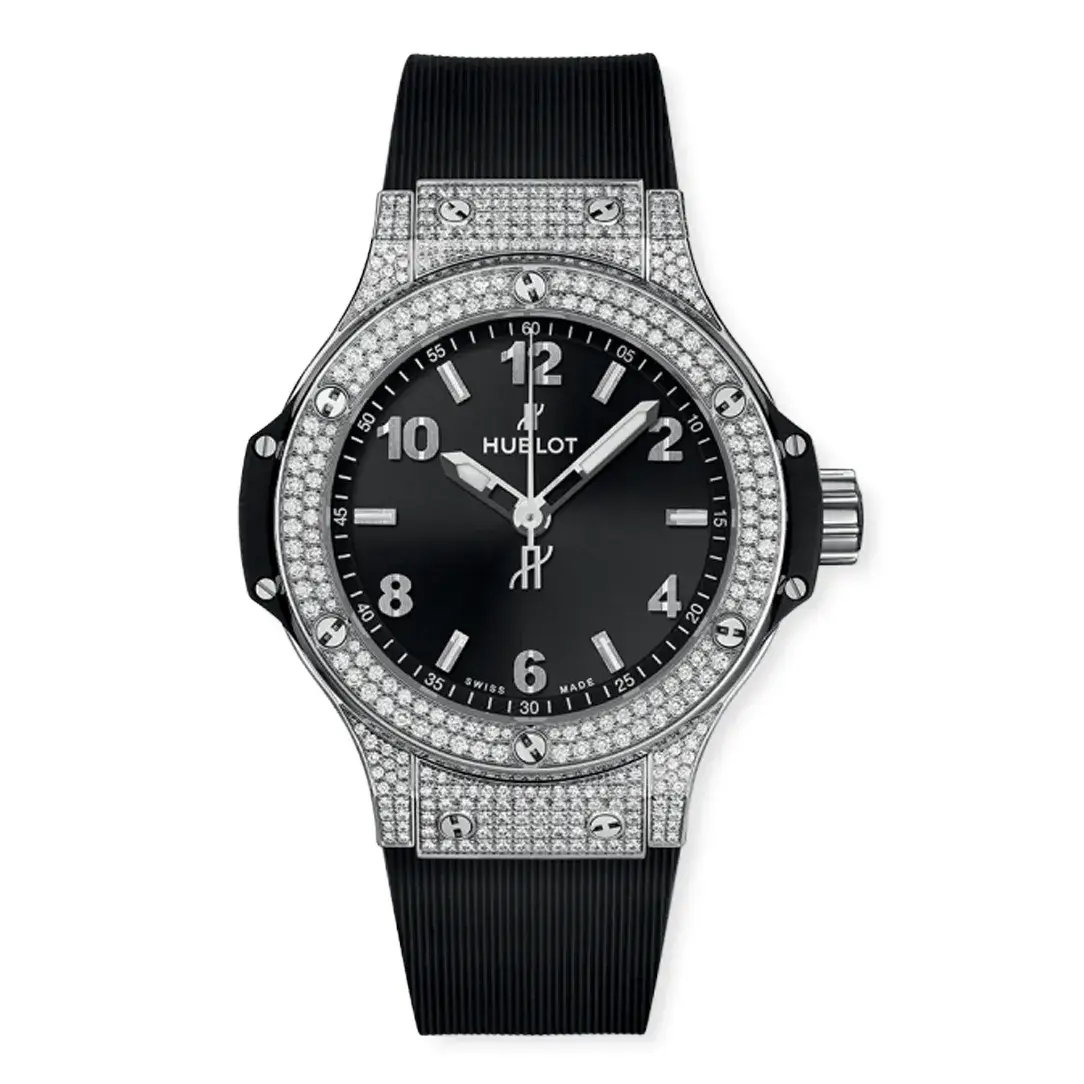 Hublot Big Bang Steel Pave - 361.SX.1270.RX.1704 Watch - Dubai Elegance Hublot Big Bang Steel Pave - 361.SX.1270.RX.1704 Watch