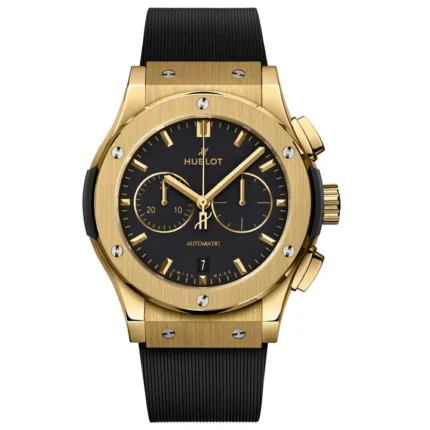 Hublot Chronograph Yellow Silver 42mm - 541.VX.1130.RX Watch - Dubai Elegance