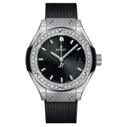 Hublot Platinum Diamonds 29mm - 591.NX.1470.RX.1204 Watch - Dubai Elegance