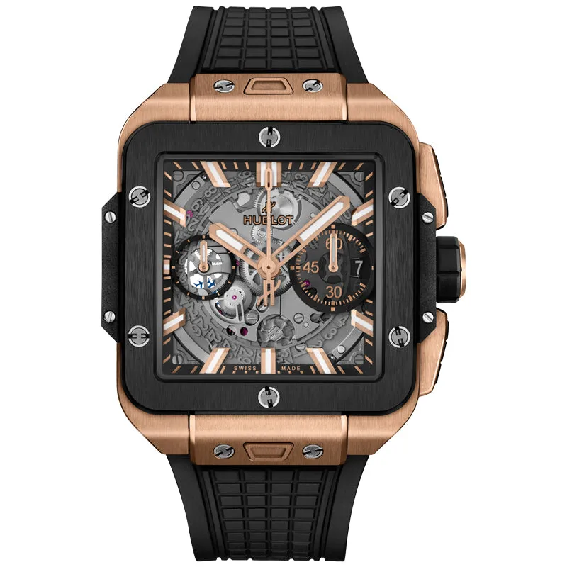 Hublot Square Bang Ceramic- 821.OM.0180.RX Watch - Dubai Elegance Hublot Square Bang Ceramic- 821.OM.0180.RX Watch - Dubai Elegance