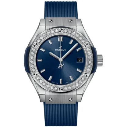 Hublot Titanium Blue Diamonds 29mm - 591.NX.7170.RX.1204 Watch - Dubai Elegance