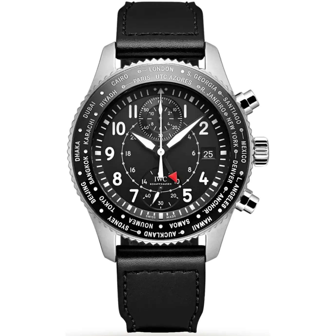 IWC Watch Pilot Timezoner Chronograph IW395001 - dubai eleganc IWC Watch Pilot Timezoner Chronograph IW395001