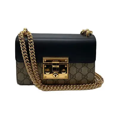 Guccissima Small Padlock Shoulder Women Bag
