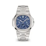 Patek Philippe 5740 1G Nautilus Perpetual Calendar Blue sunburst Watch - Dubai Elegance