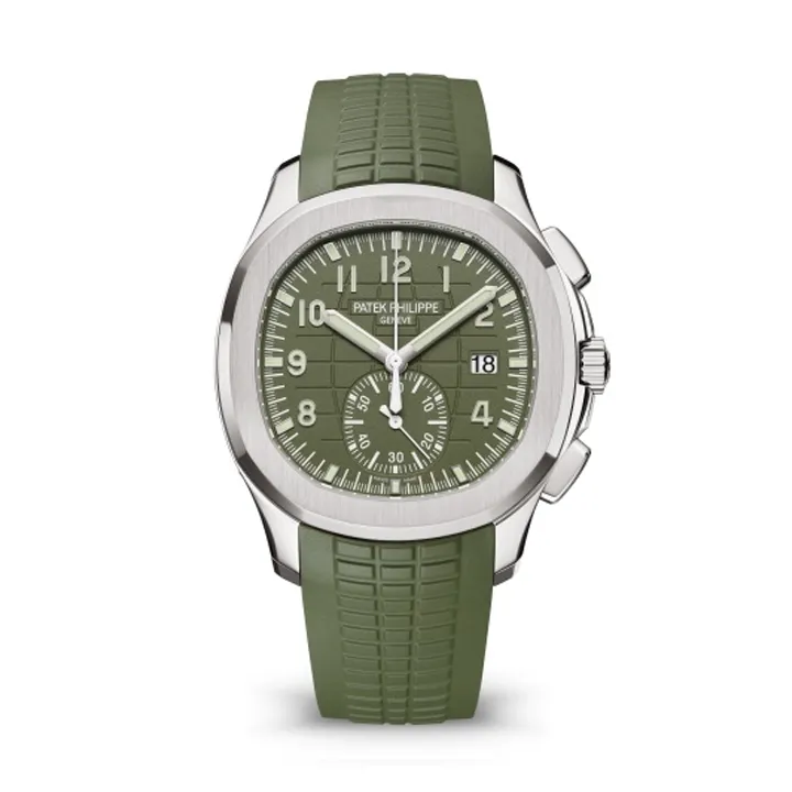 Patek Philippe 5968G-001 Aquanaut Khaki Green Watch - Dubai Elegance Patek Philippe 5968G-001 Aquanaut Khaki Green Watch - Dubai Elegance