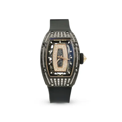 RM07-01 Carbon TPT Medium Set Platinum Diamonds Watch - Dubai Elegance