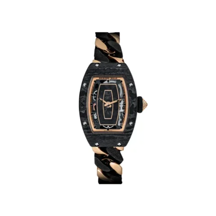 RM07-01 Carbon TPT & Original Silver (Chain-Link Bracelet) Watch - Dubai Elegance