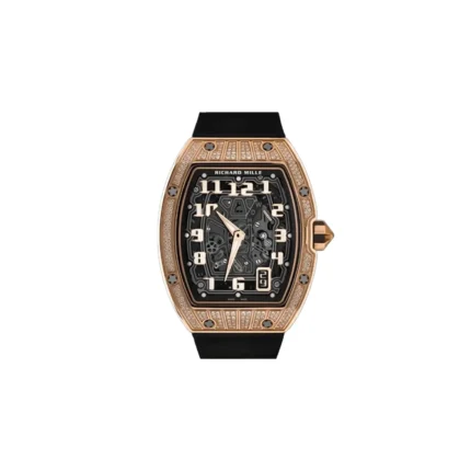RM67-01 Rose Gold Medium Set Diamonds Watch - Dubai Elegance