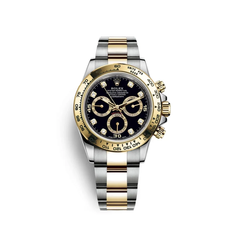 Rolex 116503 Daytona Black set with Diamonds in Dubai UAE - Dubai Elegance