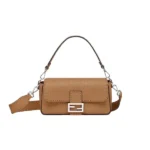 Baguette Cappuccino-coloured Selleria bag with 612 hand-sewn stitches