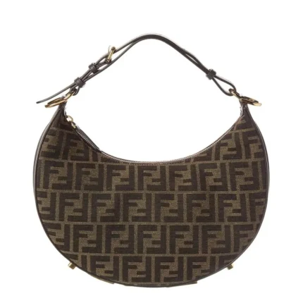Fendi graphy Small Brown FF jacquard fabric bag in Dubai UAE