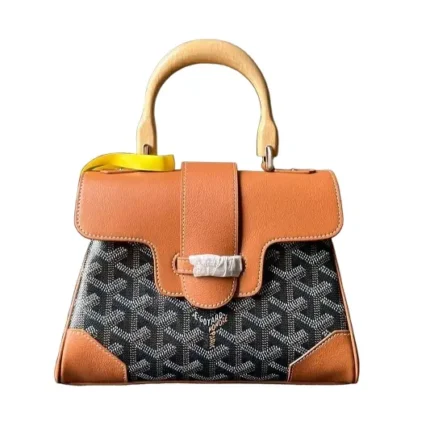 Goyard Goyardine Coated Canvas and Leather Saigon MM Top Handle Bag in Dubai UAE