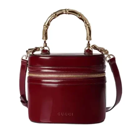 Gucci Mini vanity bag with bamboo handle 828144 10R0G 6207 Women Bag in Dubai UAE