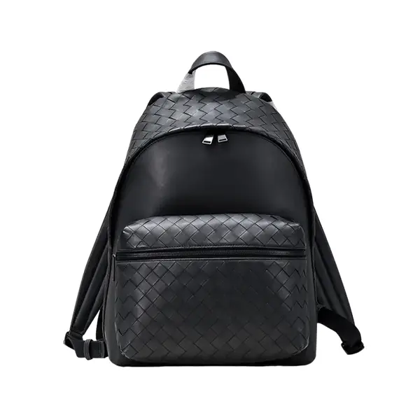 Luxury Mens Leather Women Travel Backpack Business Tablet Bag Black in Dubai UAE