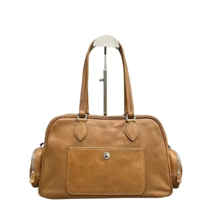 Miu Miu Nappa Top Handle Shoulder Bag Caramel in Dubai UAE