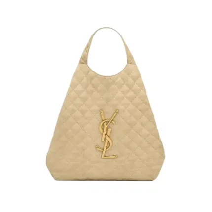 YSL Icare In Quilted Nubuck Suede Bag in Dubai UAE