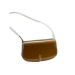 YSL Saint Laurent Mini Voltaire brown leather Bag in Dubai UAE
