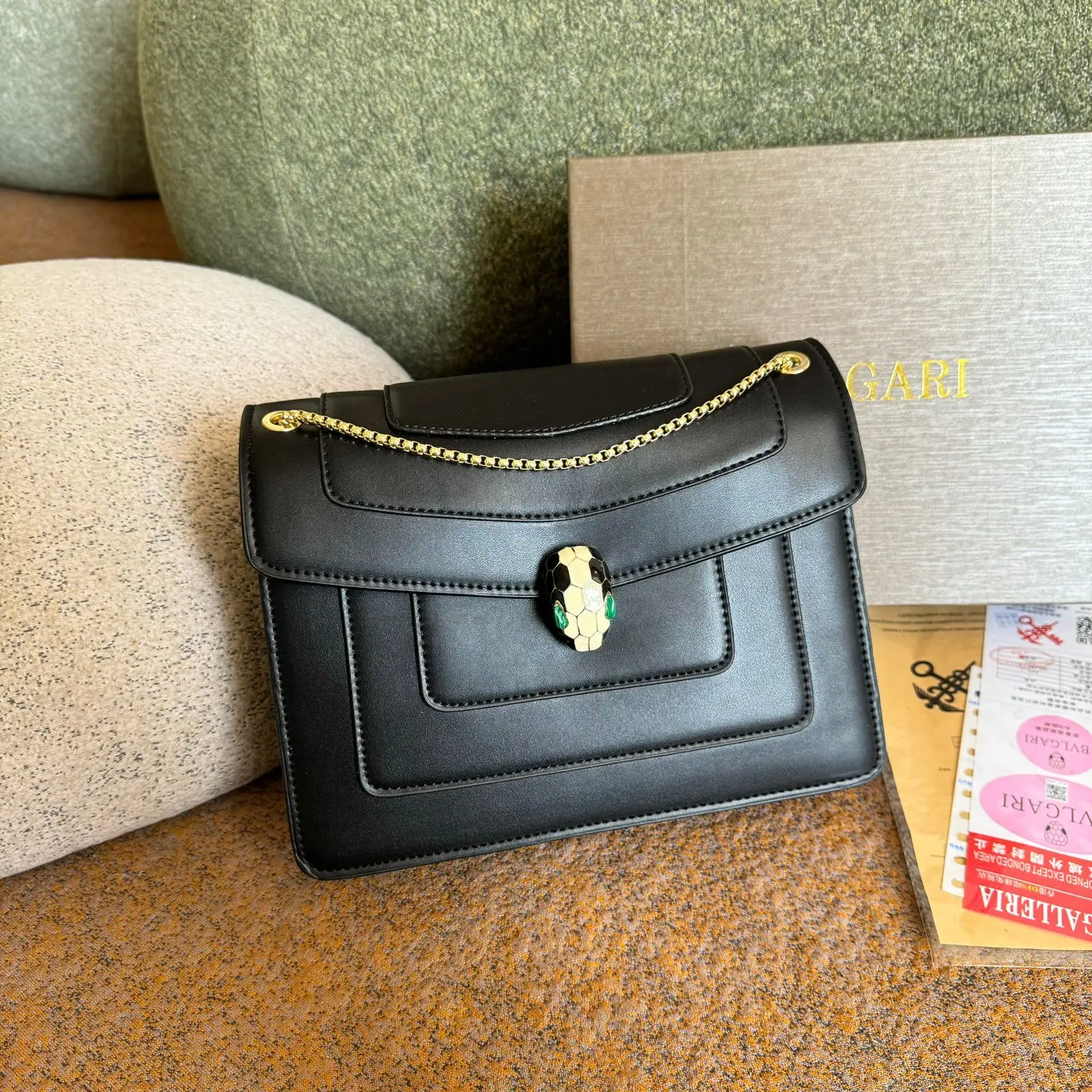 Bvlgari Serpenti Forever Day-to-Night Shoulder Bag in Dubai UAE Bvlgari Serpenti Forever Day-to-Night Shoulder Bag in Dubai UAE