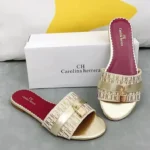 Carolina Herrera Women’s Sandals – Sole with Signature CH Logo Strap in Dubai UAE