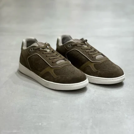 Dior B27 Low-Top Sneakers Brown – Calfskin, Mesh & Dior Oblique Detailing in Dubai UAE