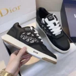 Dior B27 Low-Top Sneakers – Black Leather & Dior Oblique Canvas Luxury in Dubai UAE