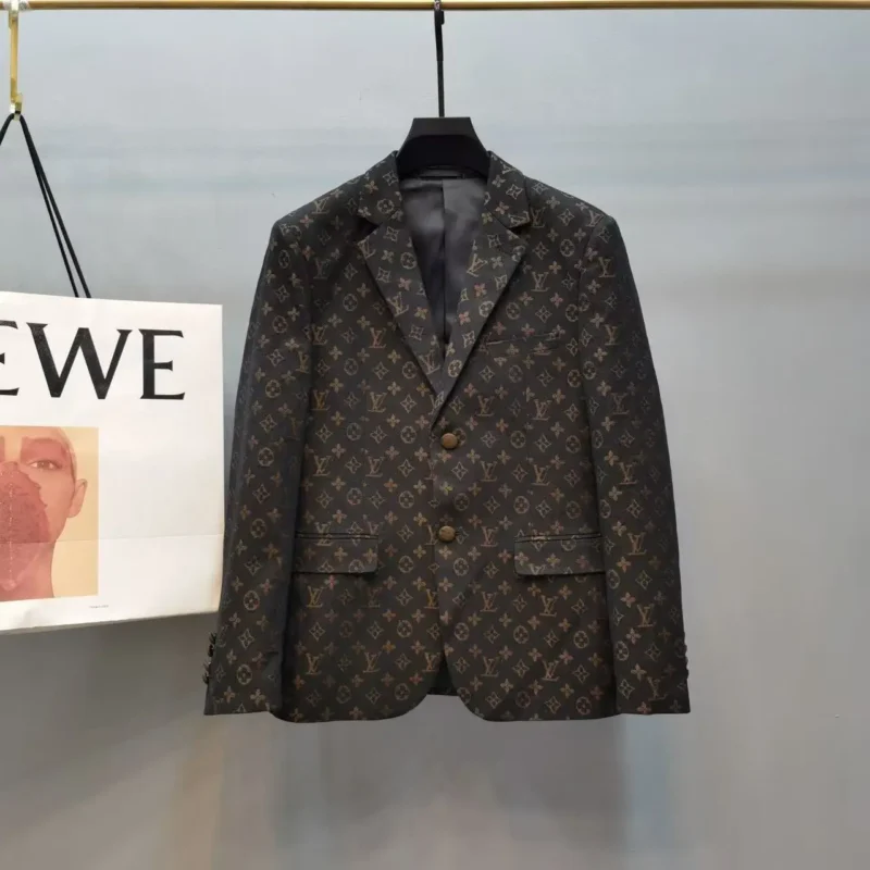 Louis Vuitton-Inspired High-Quality Cotton Business Shirt – Long Sleeve, Embroidered, Anti-Shrink in Dubai UAE