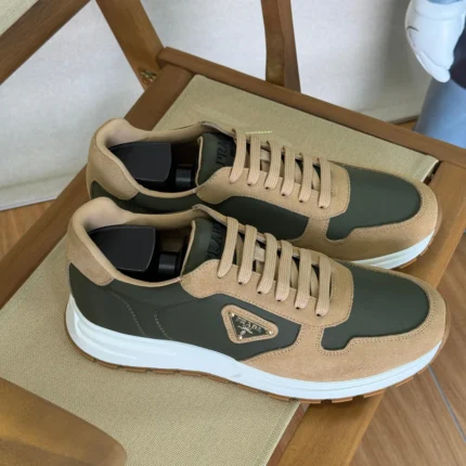 Prada Men’s Prax 01 Re-Nylon Sneakers – Sustainable Luxury with Sporty Edge in Dubai UAE
