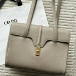 Celine Medium Soft 16 Bag in Supple Grained Calfskin – Elegant Parisian Design with Timeless Appeal in Dubai UAE
