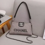 Chanel 31 Rue Cambon Grey Fabric Handbag – Iconic Paris-Inspired Design with Leather & Chain Strap in Dubai UAE