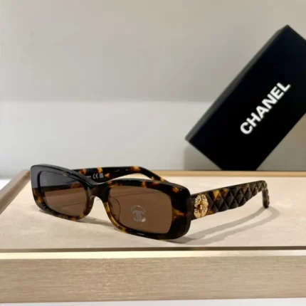 Chanel CH5525 Rectangle Sunglasses – Elegant Acetate Frames with UV Protection in Dubai UAE