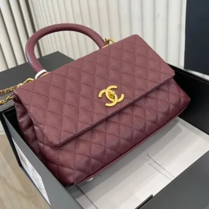 Chanel Coco Handle Bag – Timeless Elegance with Top Handle & Chain Strap in Dubai UAE