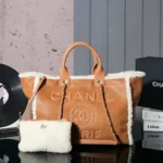 Chanel Deauville 24K Shopping Bag -Tone Hardware in Dubai UAE