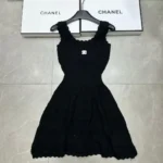 Chanel Dress Featuring Iconic Interlocking C Logo – Timeless Luxury Fashion in Dubai UAE