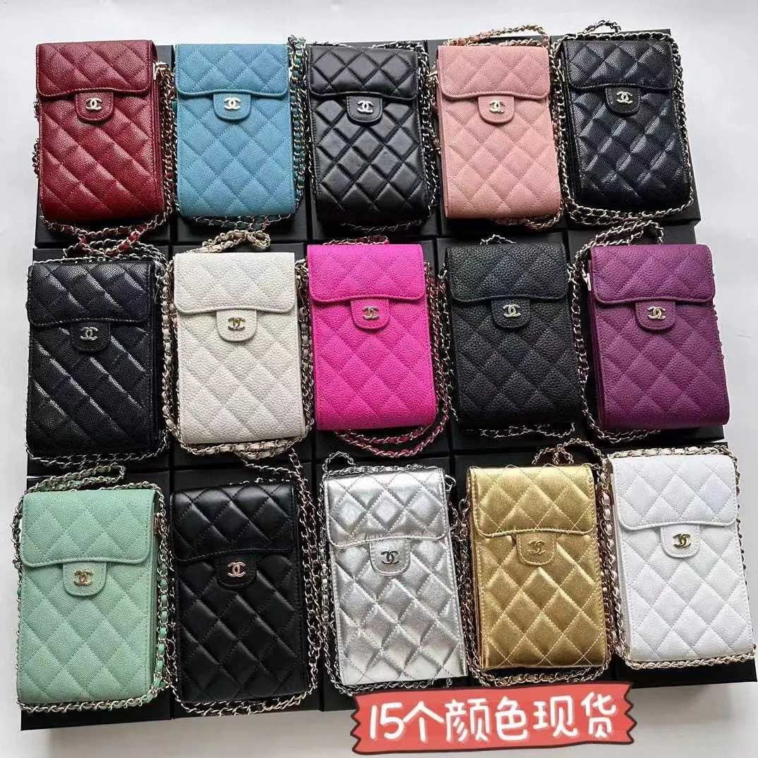 Chanel Quilted Phone Bags – Available in 15 Stunning Colors with Iconic CC Logo in Dubai UAE Chanel Quilted Phone Bags – Available in 15 Stunning Colors with Iconic CC Logo in Dubai UAE