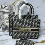 Christian Dior Book Tote Bag – Dior Oblique Pattern, Luxury Travel & Everyday Handbag in Dubai UAE