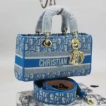 Christian Dior Lady D-Lite Bag – Medium Size, Iconic Dior Charms, Luxury Designer Handbag in Dubai UAE