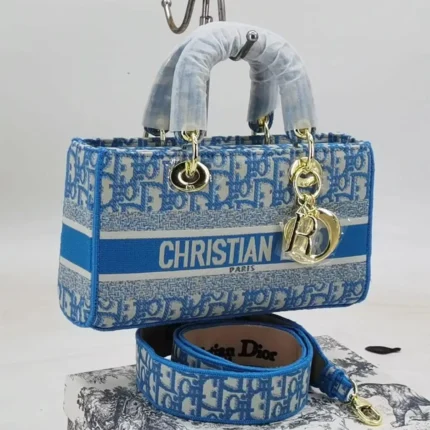 Christian Dior Lady D-Lite Bag – Medium Size, Iconic Dior Charms, Luxury Designer Handbag in Dubai UAE