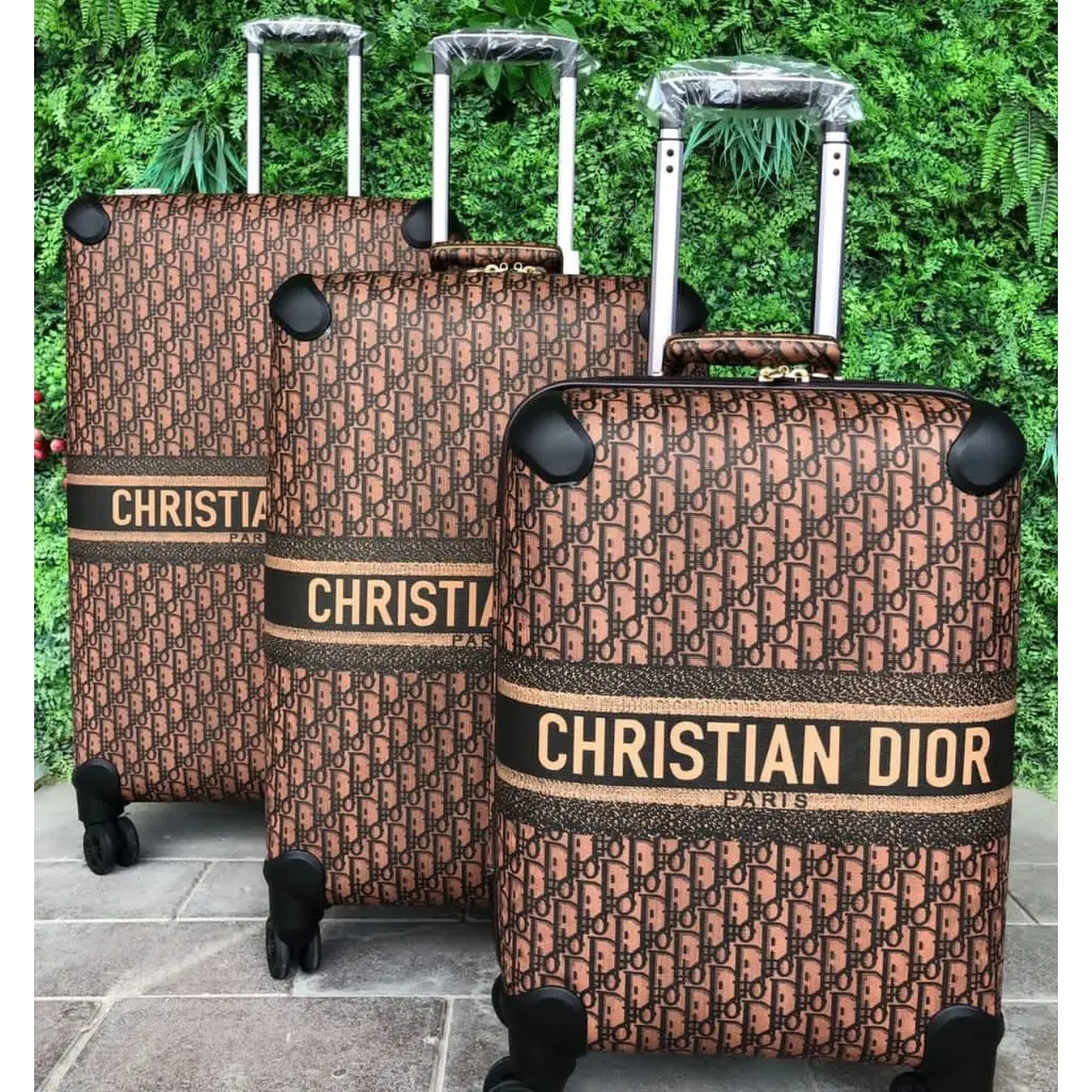 Christian Dior Paris Luggage – Iconic Luxury Suitcases with Bold Branding in Dubai UAE Christian Dior Paris Luggage – Iconic Luxury Suitcases with Bold Branding in Dubai UAE