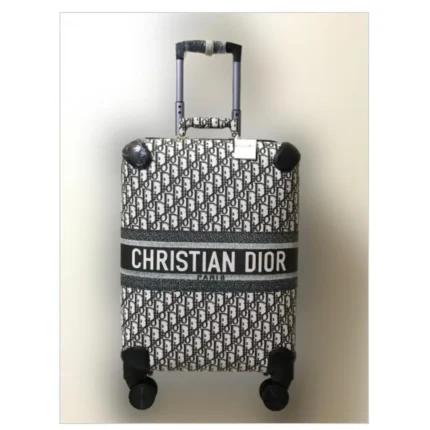 Christian Dior Suitcase – Iconic Parisian Luxury Travel Case with Signature Branding in Dubai UAE