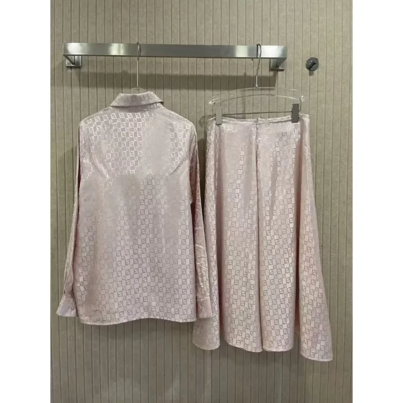 Fendi Women's Silk Pajama Set – Iconic FF Monogram Lounge Wear in Dubai UAE