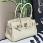 Hermès Birkin Bag – Iconic White Top-Handle Handbag Signature Lock in Dubai UAE