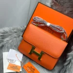 Hermès Mini Kelly Bag in Noir Epsom Leather – Iconic Elegance in Petite Form in Dubai UAE