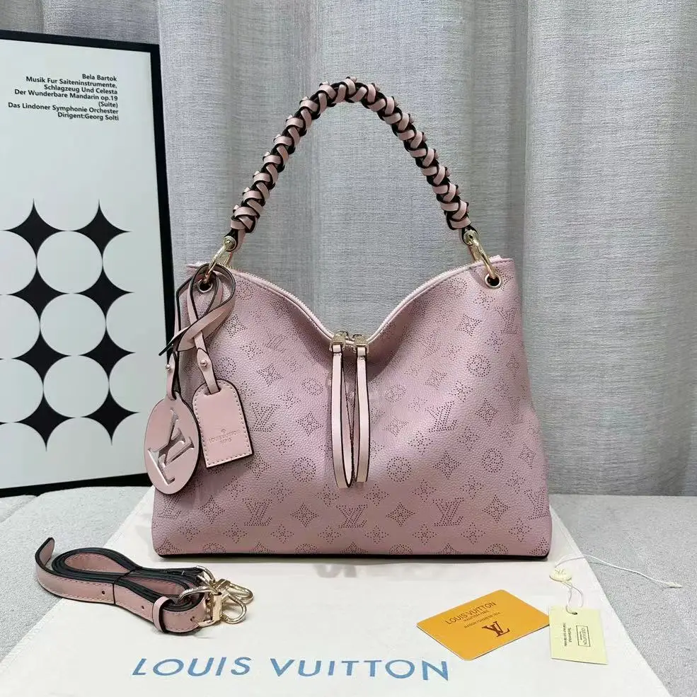 Louis Vuitton Beaubourg Hobo MM in Mahina Leather – Elegant Perforated Monogram Handbag in Dubai UAE Louis Vuitton Beaubourg Hobo MM in Mahina Leather – Elegant Perforated Monogram Handbag in Dubai UAE