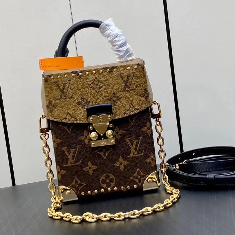Louis Vuitton Camera Box – Monogram Canvas Crossbody with S-Lock and Removable Chain Strap in Dubai UAE Louis Vuitton Camera Box – Monogram Canvas Crossbody with S-Lock and Removable Chain Strap in Dubai UAE