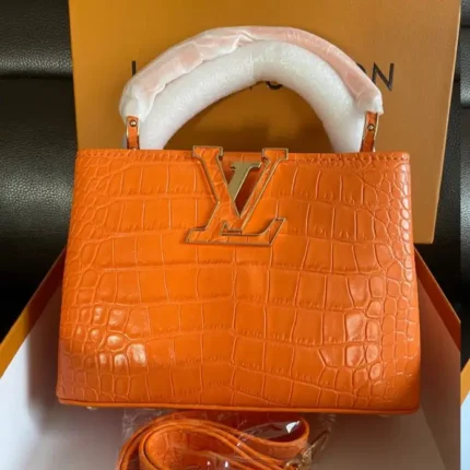 Louis Vuitton Capucines Mini Crocodile – Luxury Exotic Leather Handbag in Dubai UAE
