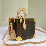 Louis Vuitton Damier Ebene Mini Bag – Iconic Checkerboard Style with Silver Hardware in Dubai UAE